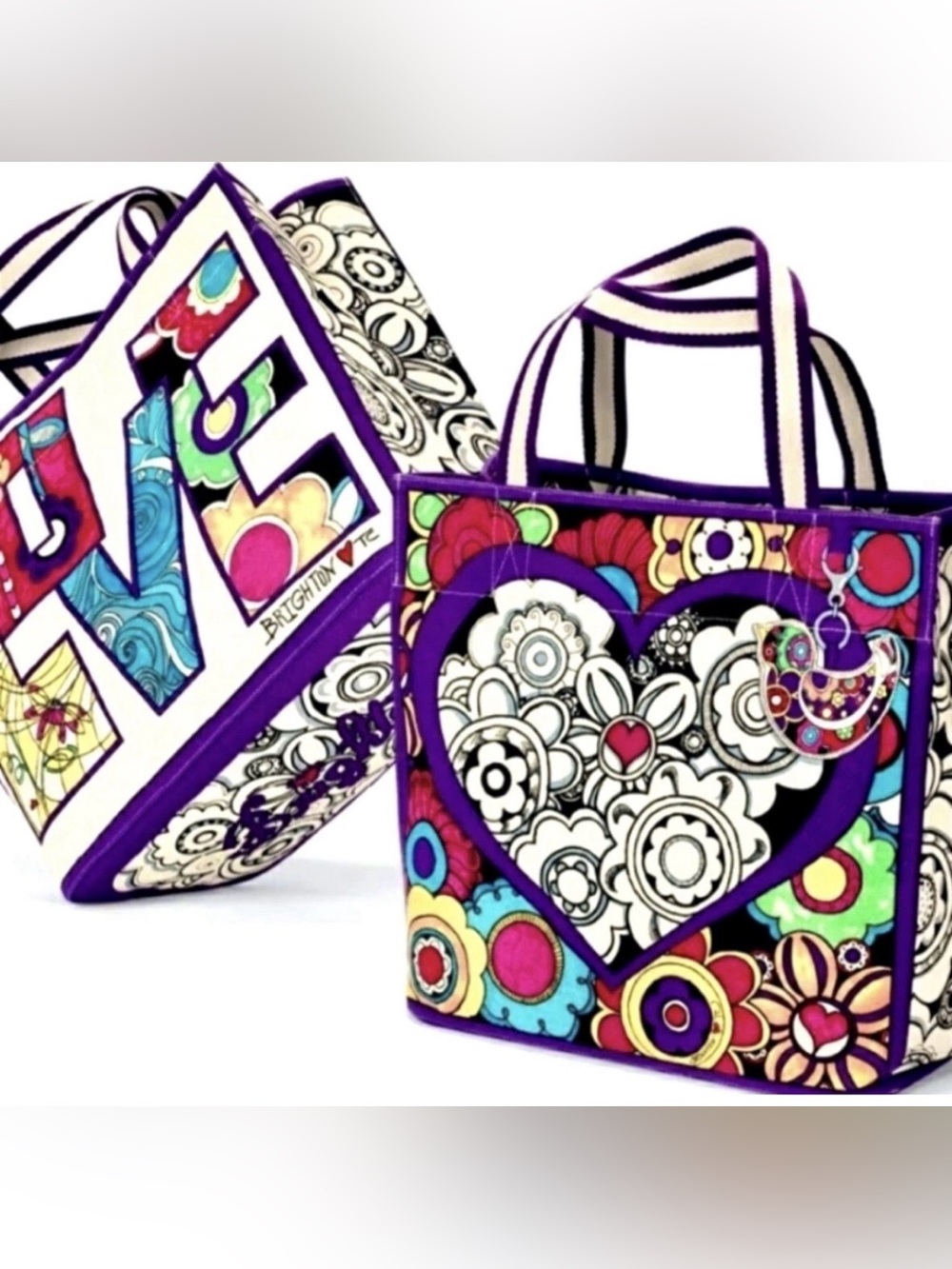 Brighton • Love Groove II Canvas Tote